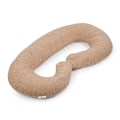 Miniatyrbillede 1 af 5: C-formet graviditetspude - Teddy kollektion - mørk beige