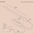 Miniatyrbillede 2 af 3: Alexandra Ledstrip kit RGBIC Neon Smart Tuya WiFi 2m???