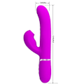 Miniatyrbillede 8 af 11: Pretty Love - Perlita Multifunktion 3 I 1 G-Spot Vibrator Violet