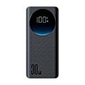 Pikkukuva 1 / 9: Powerbank taskulampulla 30W 20000mAh + USB-A - USB-C kaapeli 25cm musta