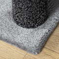 Miniatyrbillede 10 af 10: Pet Trappe Kattetrappe Med Kradsestolpe Bold 4-Trins Hundetrappe Dyretrappe Spånplade Plys Jute Grå 60 X 40 X 64 Cm