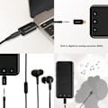 Miniatyrbillede 2 af 2: USB-C 3,5 mm lydadapter med DAC