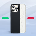 Miniatyrbillede 4 af 8: Gummi fleksibelt silikone cover til iPhone 13 Pro sort