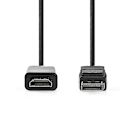 Pikkukuva 2 / 3: DisplayPort kaapeli | DisplayPort uros | HDMI™ liitin | 1080p | Niklattu | 2.00 m | Pyöreä | PVC | Musta | Label