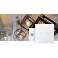 Pikkukuva 5 / 6: SmartLife Seinäkytkin | Wi-Fi | kaksois | Seinäkiinnitys | 1000 W | Android™ / IOS | Lasi | Valkoinen