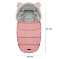 Miniatyrbild 7 av 7: Elmi Ricokids sovsäck för barnvagn och släde - rosa