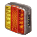Miniatyrbillede 2 af 5: Baglygte 4 funktioner 98x105mm 14LED PM