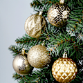 Miniatyrbillede 2 af 6: Sprængsikre julekugler guld 6 cm 35 stk.