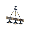 Miniatyrbillede 1 af 3: Lysekrone Kütük 3Lü Ceviz Avize