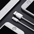 Pikkukuva 5 / 9: USB-A - Lightning MFI -kaapeli 1,8 m sertifioitu valkoinen