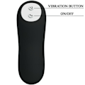 Miniatyrbillede 7 af 10: Pretty Love - Anal Plug Silikone Ekstra Stimulation Og 12 Vibrationstilstande Sort