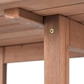 Miniatyrbillede 9 af 9: Rektangulært klapbord træbrun