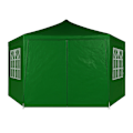 Pikkukuva 3 / 8: Garden Trade Pavilion Teltta 2x2x2 m Windows Green MultiGardenilla