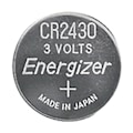 Miniatyrbillede 1 af 2: Lithium knapcellebatteri CR2430 | 3 V DC | 320 mAh | 2-Blister | Sølv