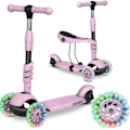 Miniatyrbild 1 av 9: Tre-hjulig Sparkcykel Ricokids Cubi - Rosa