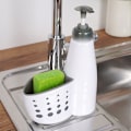 Miniatyrbild 2 av 7: Diskmedelsdispenser med ficka för trasa - praktisk lösning
