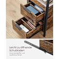 Miniatyrbillede 7 af 7: Rustikt sidebord med indbygget Power Strip og opbevaring