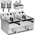 Miniatyrbillede 1 af 9: Dobbelt to-kammer frituregryde 2 x 11 l 6000 W