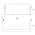 Pikkukuva 6 / 6: Takavalon suojus 228x105x80mm