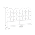 Miniatyrbillede 4 af 8: Rabat hegn plast sort/hvid