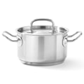 Miniatyrbillede 2 af 8: Kitchen Line medium gryde med låg 5,5 l dia. 240 x 135 timer - Hendi 836309