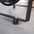 Miniatyrbillede 5 af 11: Elegant vinflaskehylde i sort metal og træ