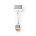 Miniatyrbillede 2 af 7: USB-C™ Adapter | USB 3.2 Gen 1 | USB-C™ Han | DisplayPort Hun / USB-C™ Hun | 4K@60Hz | Power delivery | 0.20 m | Runde | Guldplateret | Flettet / Nylo