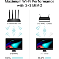 Miniatyrbillede 5 af 7: TP-LINK Archer C80 Dual-band - WiFi router