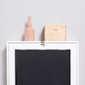 Miniatyrbillede 9 af 10: Vægbord Foldebord 5 Rum Bord Hvid + Sort 60X94,5X147Cm