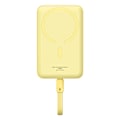 Pikkukuva 2 / 9: Mini Powerbank MagSafe 10000mAh 30W USB-C-kaapelilla 0,3m keltainen