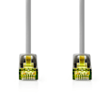Miniatyrbillede 2 af 3: Cat 8.1 netværkskabel | S/FTP | RJ45 Han | RJ45 Han | 2.00 m | Runde | LSZH | Grå | Label