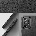 Miniatyrbillede 3 af 9: Holdbart og fleksibelt cover til Galaxy A73 Onyx sort
