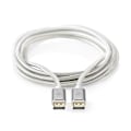 Miniatyrbillede 2 af 5: Displayport kabel | DisplayPort Han | DisplayPort Han | 8K@60Hz | Guldplateret | 2.00 m | Runde | Flettet | Sølv | Cover Window Box