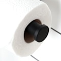 Miniatyrbillede 6 af 11: Toiletpapirholder i sort stål