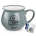 Miniatyrbillede 7 af 7: Grå keramisk kop - Elegant og perfekt til kaffe