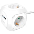 Miniatyrbild 1 av 7: Power Cube Multi-grenuttag + USB-A/USB-C PD 20W