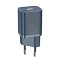 Pikkukuva 2 / 9: Super Si 1C nopea USB-C 20W PD-laturi + kaapeli iPhonelle Lightning 1m blue