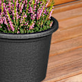 Miniatyrbillede 4 af 7: Havekrukke i plast sort rund 20 cm