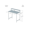 Miniatyrbillede 4 af 4: Study Desk Uso - Hvid, Sort
