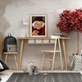Miniatyrbillede 1 af 4: Studiebord Soomin