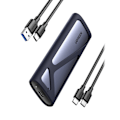 Pikkukuva 1 / 7: Taskukotelo M.2 SSD -asemalle USB 3.2 Gen 2 SuperSpeed ​​​​USB 10 Gbps harmaa