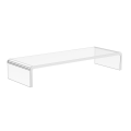 Miniatyrbillede 1 af 10: Ergonomic Monitor Stand Acryl Screen Stander Til Bærbar, Computer, Notebook, Gennemsigtig, 53X19X9Cm