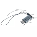 Pikkukuva 3 / 10: USB-C - USB micro B 2.0 -sovitin