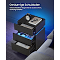 Miniatyrbillede 6 af 7: LET630T56 Sengebord med LED-belysning, Sidebord, Sengeskab, Sofabord, Justerbar