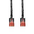 Pikkukuva 2 / 3: CAT6 Verkkokaapeli | RJ45 uros | RJ45 uros | U/UTP | 30.0 m | Ulkokäyttöön | Pyöreä | PE | Musta | Label