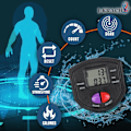 Miniatyrbillede 3 af 4: I-Kracht KT-00131: Total Fitness Crunch med Digital Monitor Sort