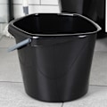 Miniatyrbillede 2 af 8: Sort plastspand 14 l