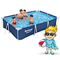 Miniatyrbild 2 av 4: Stomme trädgårdspool 300 x 201 x 66 cm 16in1 Bestway 56404N
