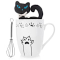 Miniatyrbild 1 av 9: Perfekt presentset: Mugg, kattmaskot & omrörare för kattälskare