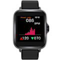 Miniatyrbild 6 av 6: SmartWatch 1,44" display Hjärtsensor Svart